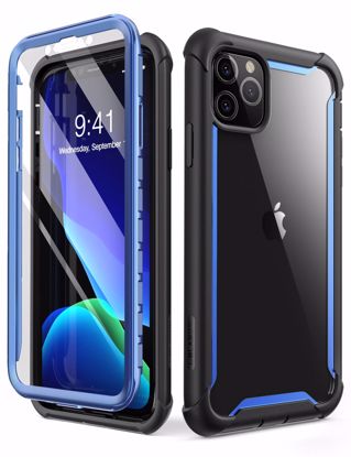 Picture of i-Blason i-Blason Ares Full Body Case with Screen Protector for iPhone 11 Pro in Blue