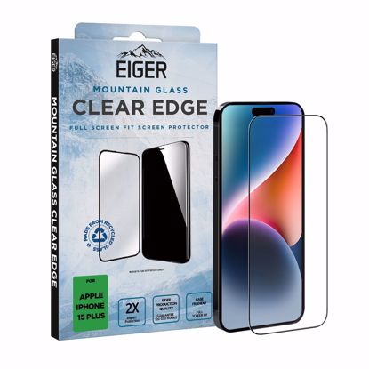 Picture of Eiger Eiger Mountain Glass CLEAR EDGE for Apple iPhone 15 Plus in Clear