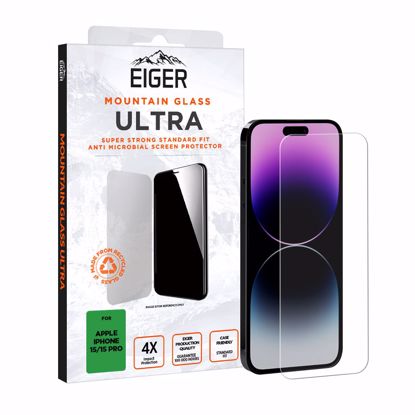 Picture of Eiger Eiger Mountain Glass Ultra Screen Protector 2.5D for Apple iPhone 15 / 15 Pro in Clear