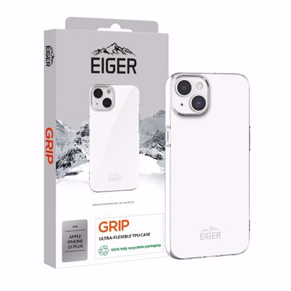 Picture of Eiger Eiger Grip Case for Apple iPhone 15 Plus in Clear
