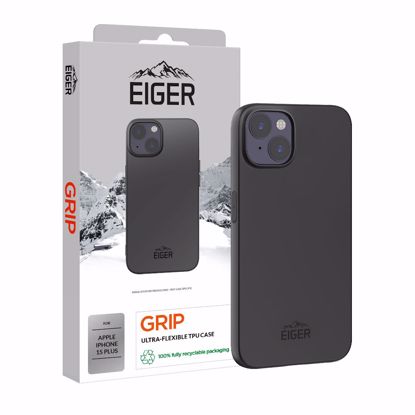 Picture of Eiger Eiger Grip Case for Apple iPhone 15 Plus in Black