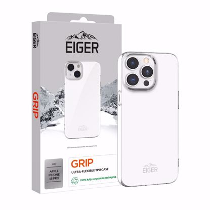 Picture of Eiger Eiger Grip Case for Apple iPhone 15 Pro in Clear