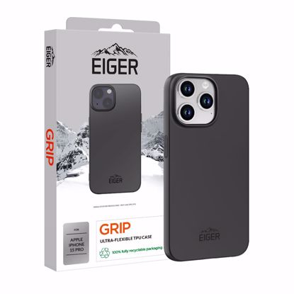 Picture of Eiger Eiger Grip Case for Apple iPhone 15 Pro in Black