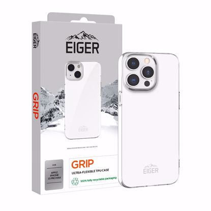 Picture of Eiger Eiger Grip Case for Apple iPhone 15 Pro Max in Clear