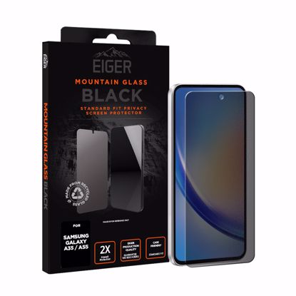 Picture of Eiger Eiger Mountain BLACK Privacy Screen Protector for Samsung A35 / A55